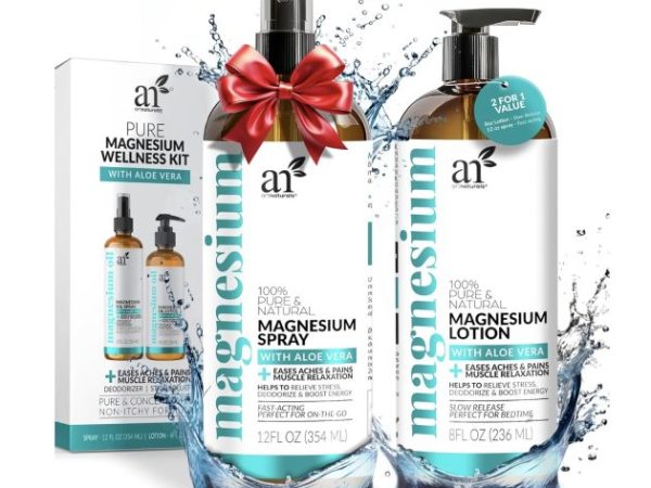 ArtNaturals Magnesium Oil Spray + Body Lotion Set only $14.38 shipped!